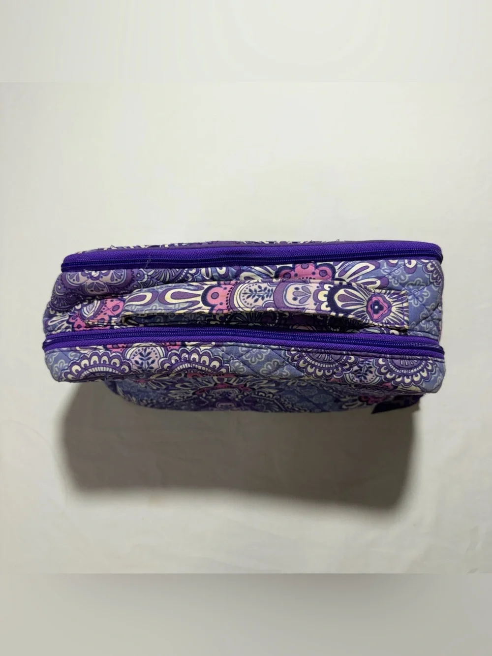 Vera Bradley Quilted Floral Paisley Cosmetic Case